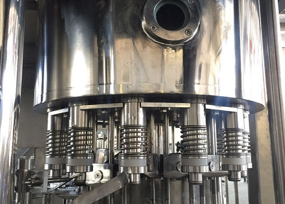 12 رؤساء متوجا معدات تعبئة عصير صغيرة الحجم / آلة تعبئة الزجاجات البلاستيكية المزود