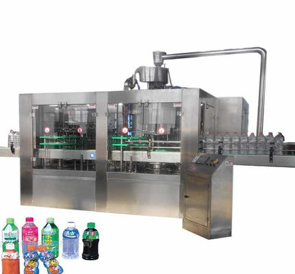 آلة تعبئة المشروبات الغازية الأوتوماتيكية / آلة تعبئة السوائل لزجاجة PET المزود